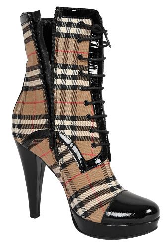 burberry boots red interior|Burberry boots with clear heels.